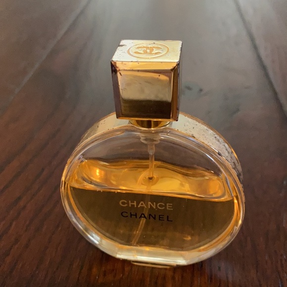 A little more then Half bottle Chanel chance perfume - Picture 2 of 3